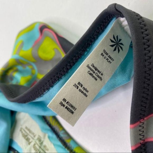 Athleta NWOT Bikini Swimsuit Bottoms Blue Bathing - Picture 9 of 15